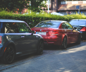 Cars parked parallel on street | Bowie, MD