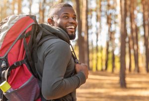 Man Smiling while Hiking | Bowie, MD