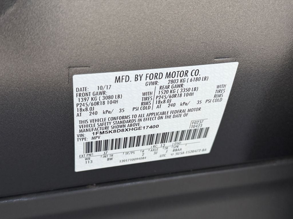 2017 Ford Explorer XLT