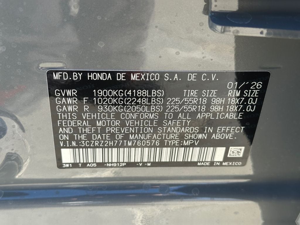 2026 Honda HR-V EX-L