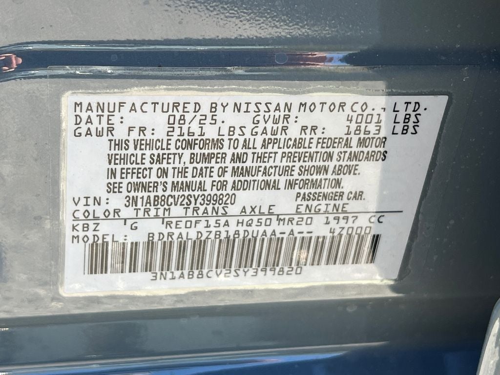 2025 Nissan Sentra SV