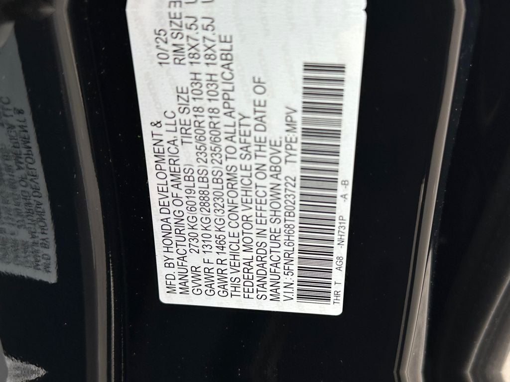 2026 Honda Odyssey EX-L