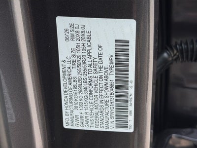 2026 Honda Pilot Touring