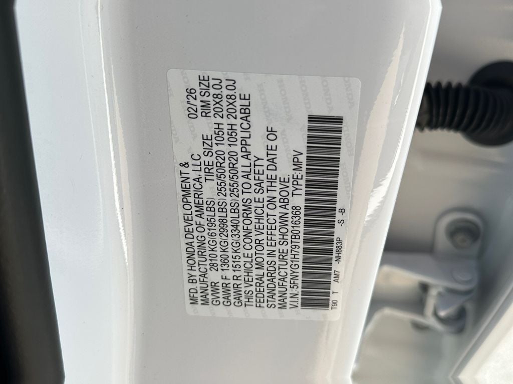 2026 Honda Pilot Touring