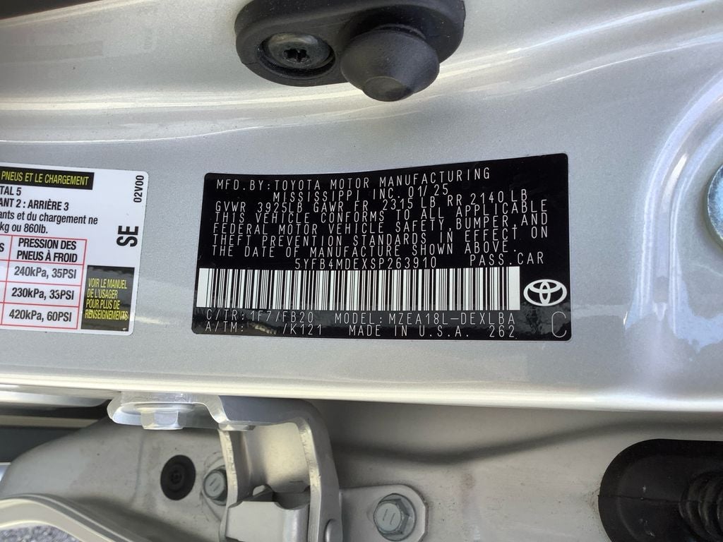 2025 Toyota Corolla LE