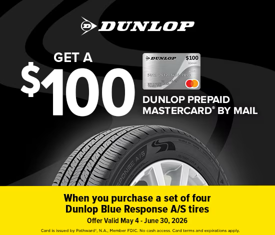 Dunlop Tires Prepaid Mastercard