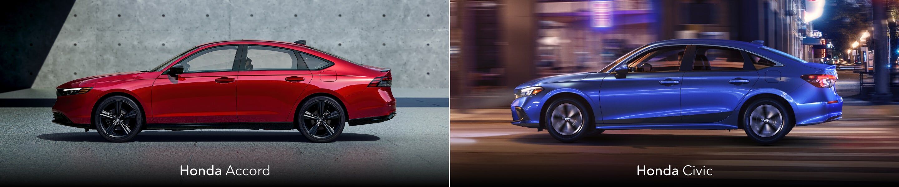 Honda Accord vs Honda Civic Comparison