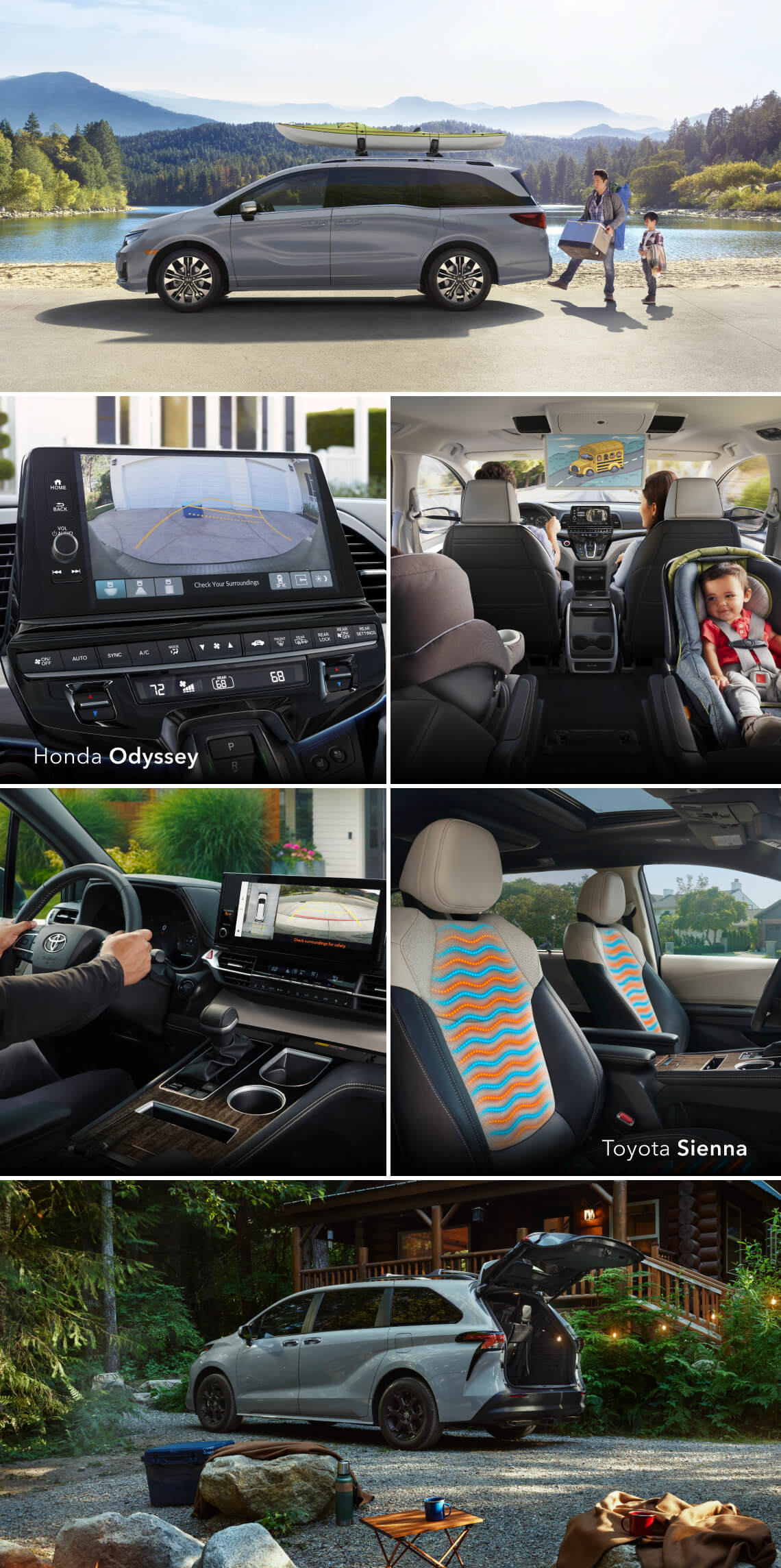 Create a Calm Drive With Honda Odyssey vs. Toyota Sienna Trim Levels & Feature