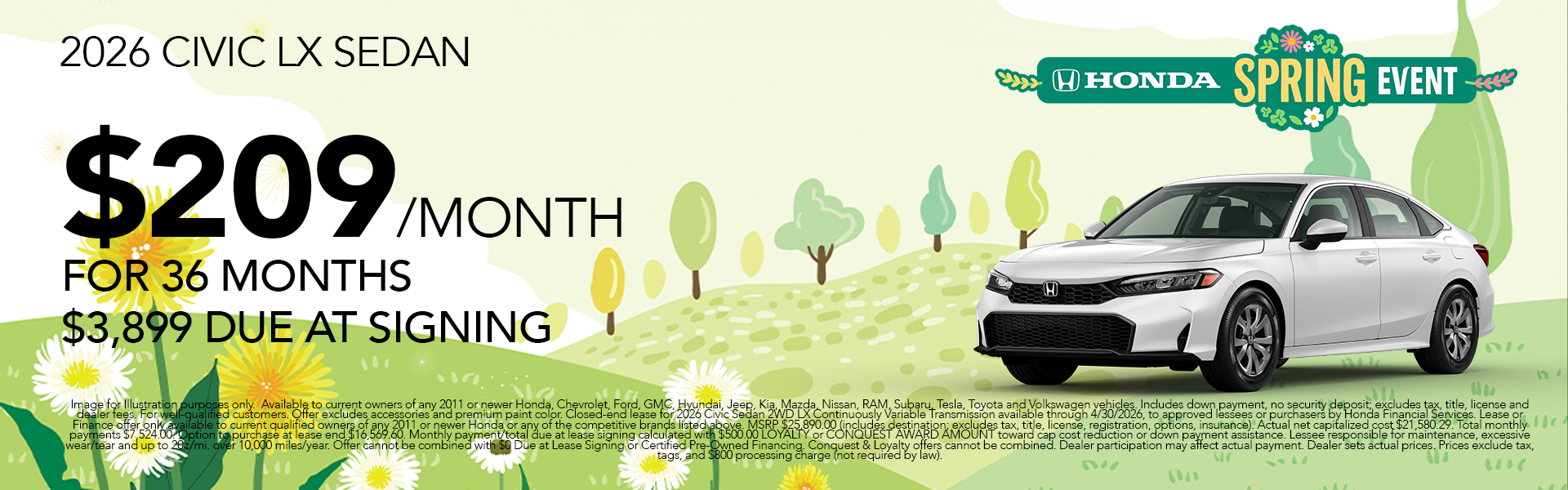 New 2026 Civic Sedan